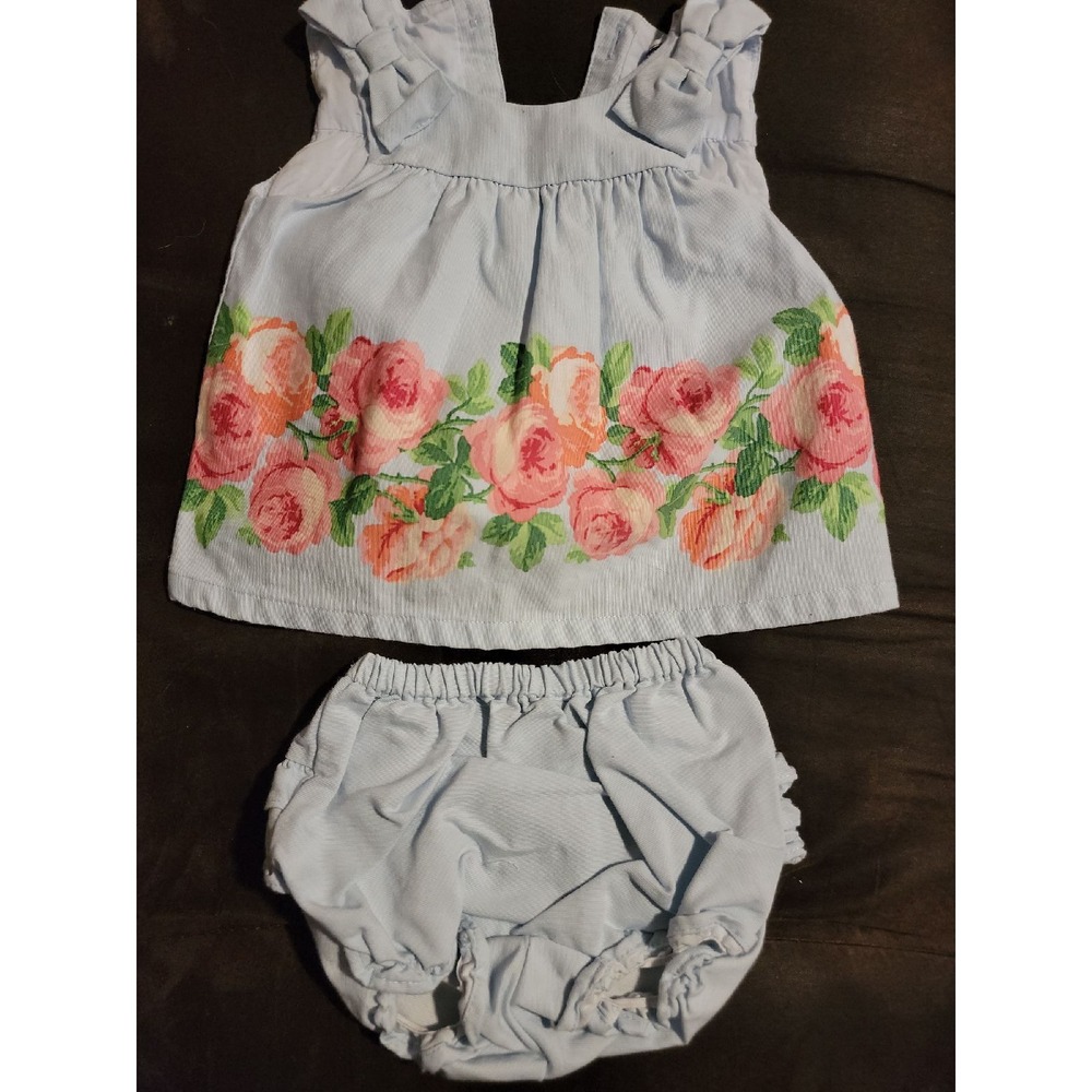 Janie and Jack little blossom floral dress size 3 6 months